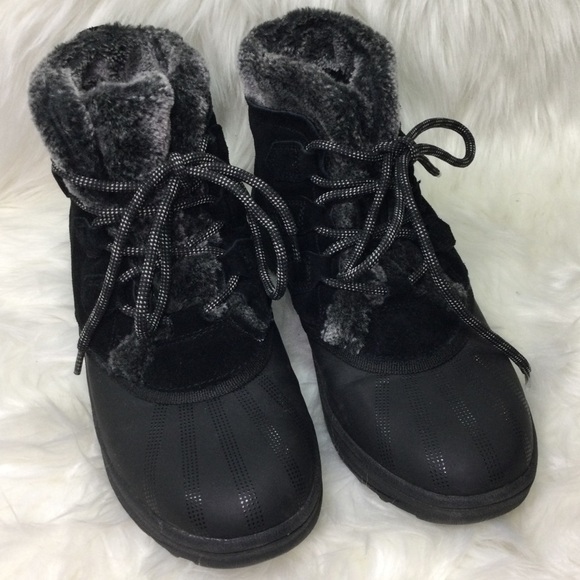 BareTraps Augustina Suede Winter & Snow Boots - Black - 9M - New in box. - Picture 6 of 16